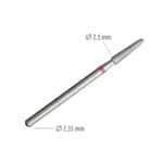 Deimantinis frezos antgalis švelnus nagų odelėms plonėjančiomis briaunomis Ø 2.5 mm