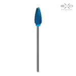 Kietojo metalo lydinio nagų frezos vidutinio grubumo antgalis EXO kankorėžio formos