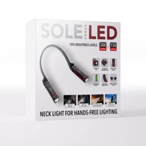 Uzlādējama LED kakla lampa