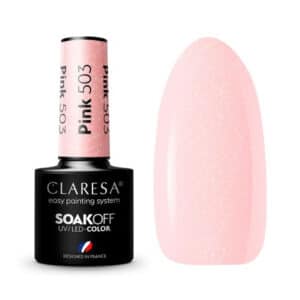 Gelinis nagų lakas CLARESA Nr.503 Pink 5g.