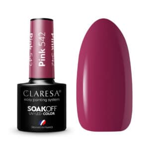 Gelinis nagų lakas CLARESA Nr. 542 Pink 5g.