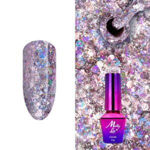 Gelinis nagų lakas Molly Lac 5g. Born To Glow Nr.576 Luminatic