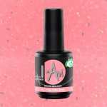 I.Am Brush Builder - gelis buteliuke, GLITTER PINK, 15ml.