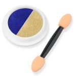 Chrome efekto pudra nagams Clavier Nr.06