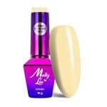 Gelinis nagų lakas Molly Lac Power Flower 10g. Nr.720 Hema/di-Hema free