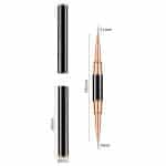 Dvipusis plonas teptukas nagų dailei 9/11 mm SOLE