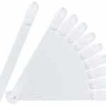 Nagų lako paletės papildymas Almond Clear 10vnt.