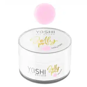 Statybinis gelis YOSHI  Jelly PRO Gel UV LED Milky Pinky 15 ml.