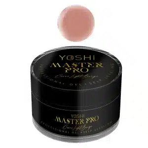 Pašizlīdzinošais gels YOSHI Master PRO Gel UV LED Cover Light Beige<b>50 ml</b>
