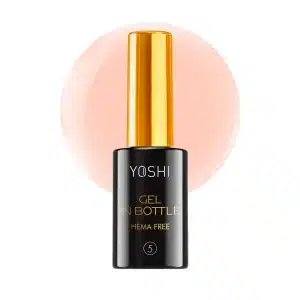 Statybinis gelis buteliuke Gel in Bottle 10 ml YOSHI UV Hybrid YOSHI No5 HEMA FREE