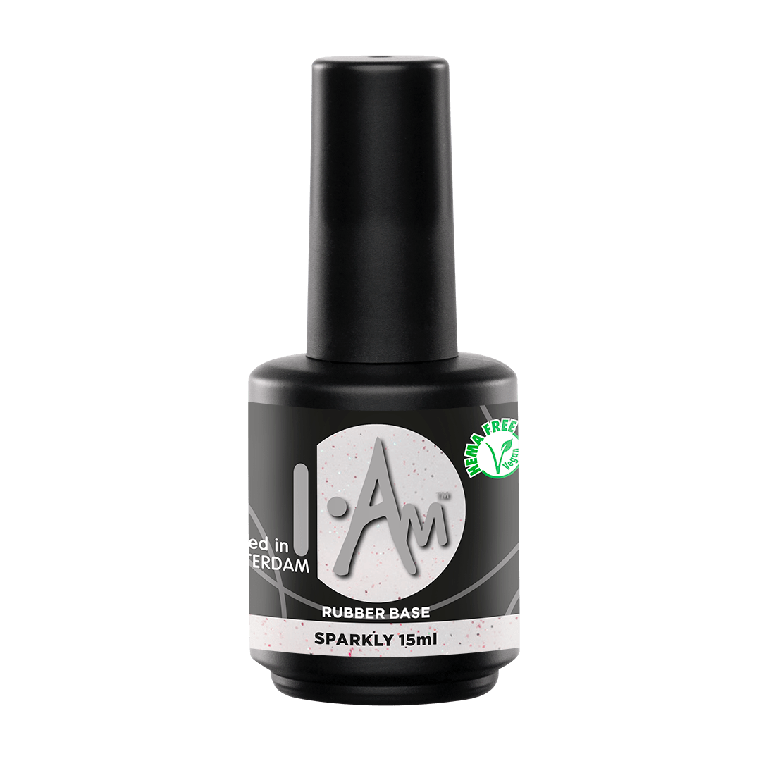 I.Am Rubber Base Sparkly, 15ml. - Image 1