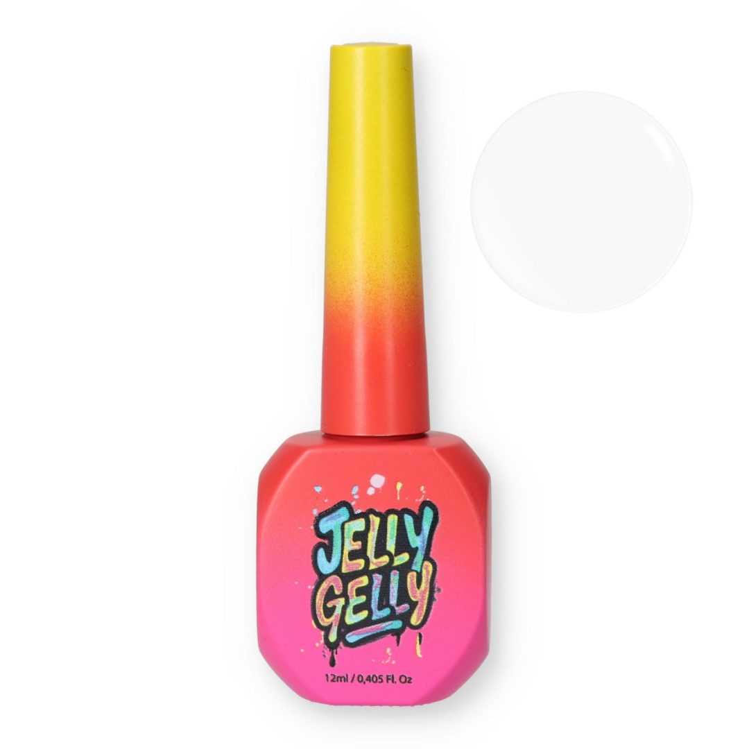 Jelly Gelly Top Coat Milky 12ml TPO/HEMA FREE - Image 1