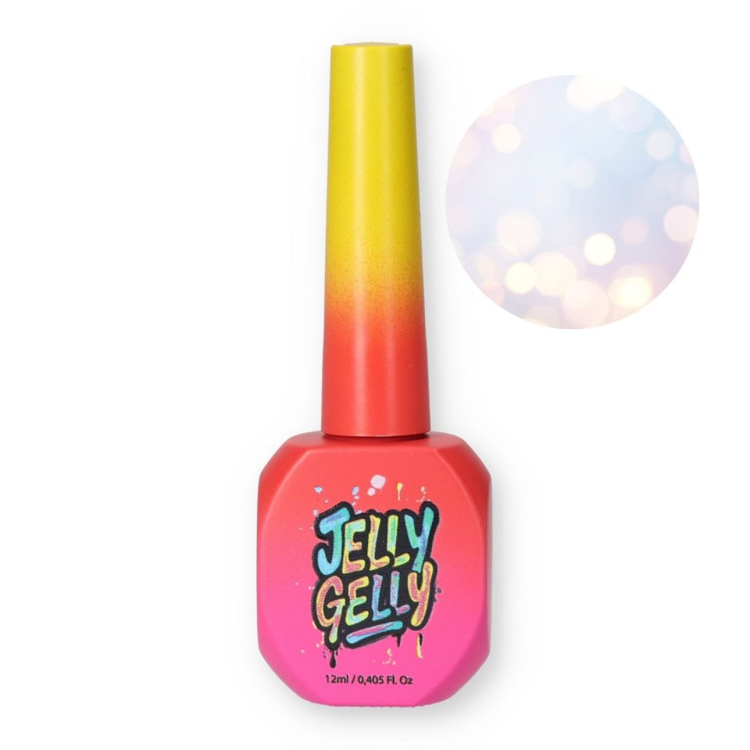 Jelly Gelly Top Coat Sparkle Touch 12ml TPO/HEMA FREE - Image 1