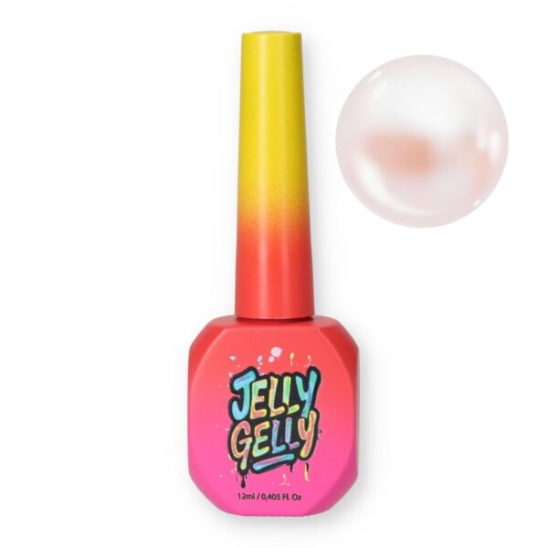 Jelly Gelly Top Coat Rose Pearl 12ml TPO/HEMA FREE - Image 1