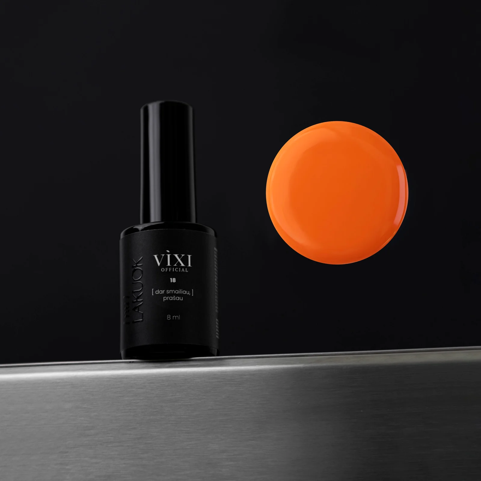 VIXI gelinis nagų lakas Nr.18 „Dar smailiau, prašau” 8ml. - Image 1