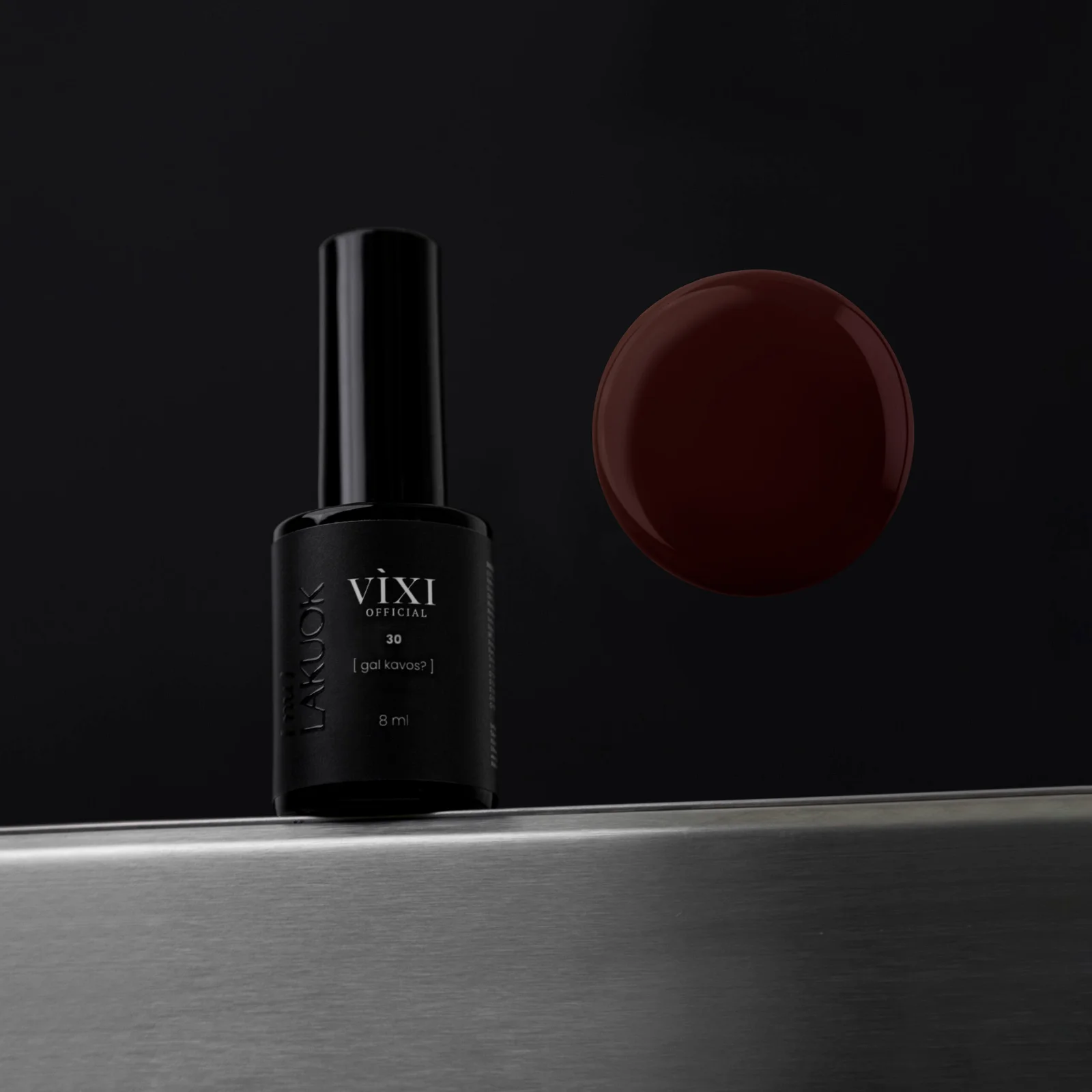 VIXI gelinis nagų lakas Nr.30 „Gal kavos?” 8ml. - Image 1