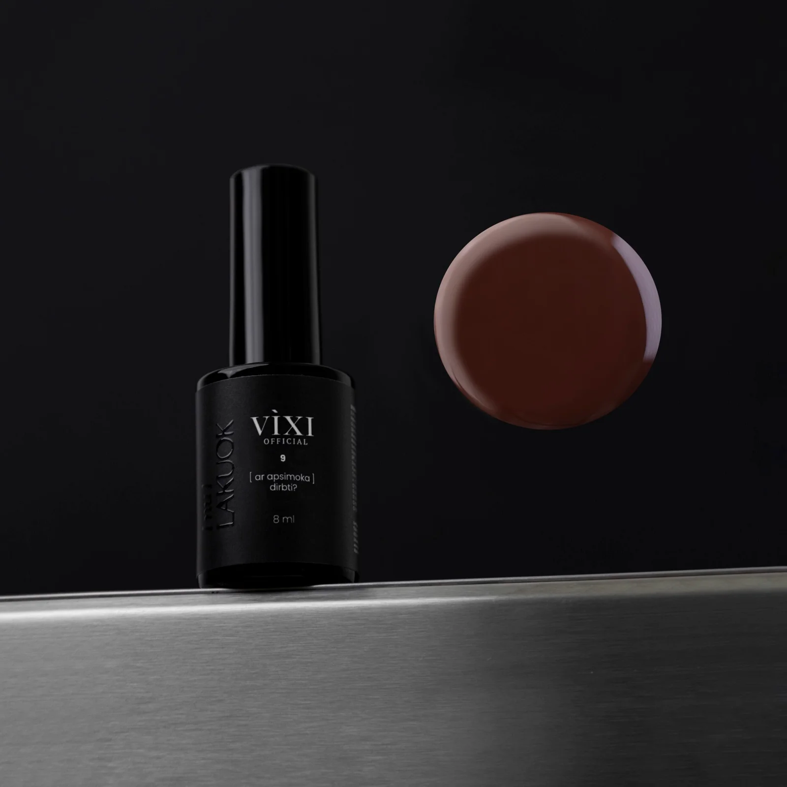 VIXI gelinis nagų lakas Nr.9 „Ar apsimoka dirbti” 8ml. - Image 1