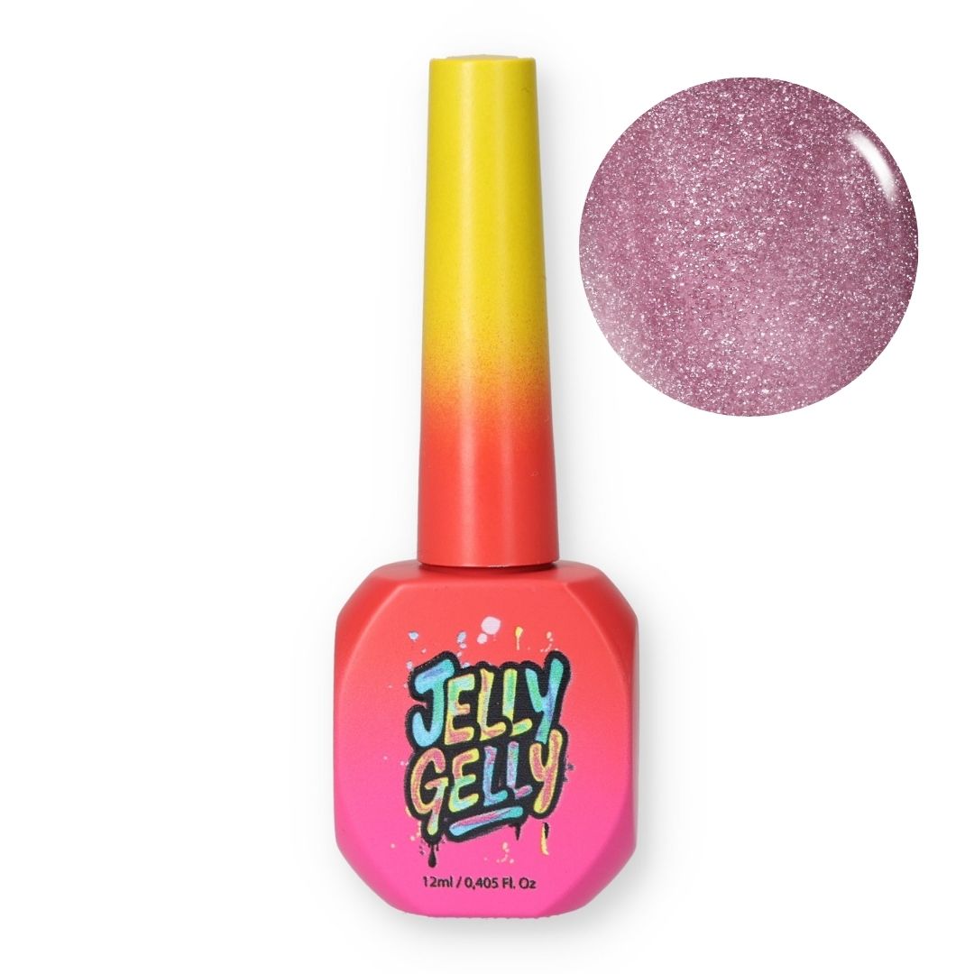 Gelinis lakas Jelly Gelly Flash Rose 12ml. - Image 1