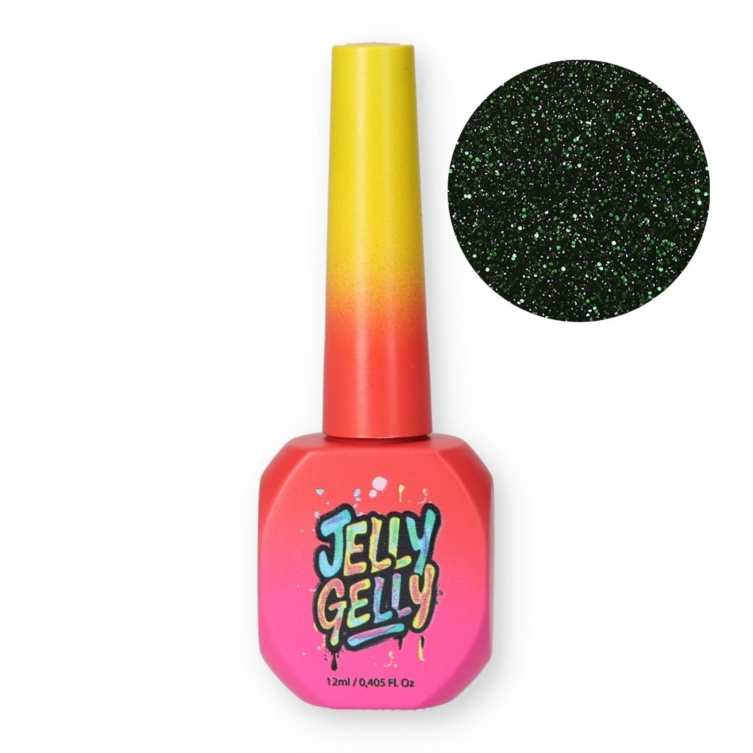 Gelinis lakas Jelly Gelly Glitter Forest Trouble 12ml. - Image 1