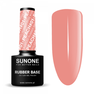 SUNONE kaučiukinė bazė Rubber Base Peach 5g Nr.01