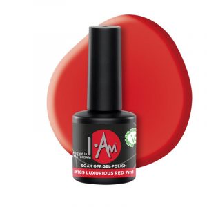 I.Am Soak Off Gel Polish gelinis lakas Nr.189 Luxurious Red 7ml.