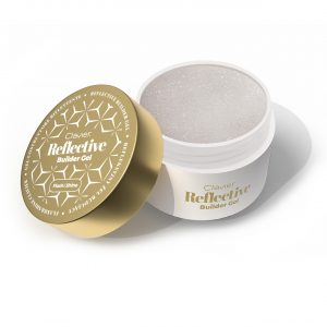 Nagu pieaudzēšanas želeja Clavier Reflectiv Builder Gel Flash & Shine No. 01 Snow show 30g.