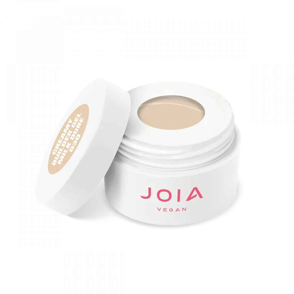 Statybinis gelis JOIA vegan Creamy Builder Gel JOIA vegan, 030 Milk Dune, 15ml - Image 1