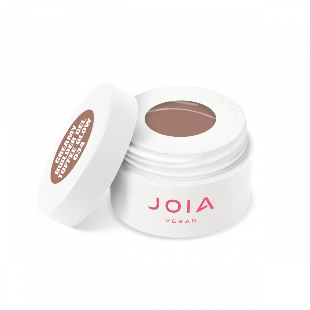 Statybinis gelis JOIA vegan Creamy Builder Gel JOIA vegan, 034 Toffee Glow, 15ml - Image 1