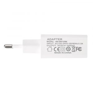Tinklo maitinimo adapteris 5W USB-A, baltas