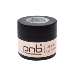 Gelinė pasta nagų dizainui PNB Shimmer Gel Paste 01 silver - Image 3