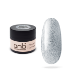 Gelinė pasta nagų dizainui PNB Shimmer Gel Paste 01 silver