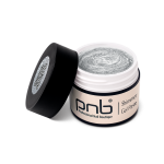 Gelinė pasta nagų dizainui PNB Shimmer Gel Paste 01 silver - Image 2
