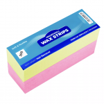 Neaustinės depiliacijos juostelės, geltonos ir rožinės, 200 vnt.