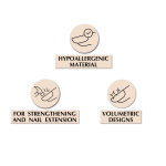 Akrilo pudra PNB Acrylic Powder Clear, 20g - Image 5