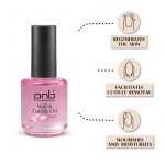 Nagų ir odelių aliejus PNB Nail&Cuticle Oil, Rose, 15ml - Image 2