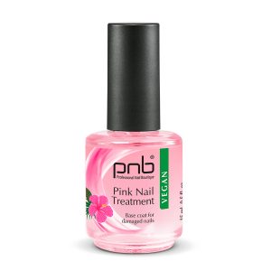 Nagų priežiūros ir stiprinimo priemonė PNB Pink Nail Treatment, 15 ml
