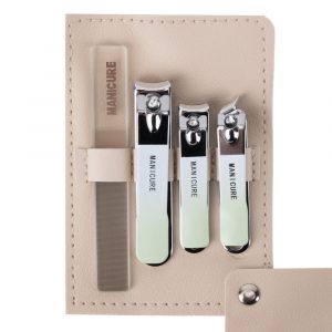 4 kosmētiskā manikīra un pedikīra piederumu komplekts BĒŠA KRĀSĀ