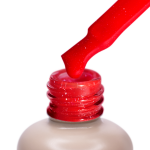 Maskuojanti bazė PNB UV/LED Crystal Base, Red, 8 ml - Image 2