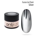 Geliniai dažai PNB Gel Nail Paint Silver Fusion 5ml.